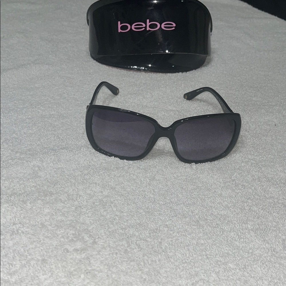Bebe Chic Black Sunglasses